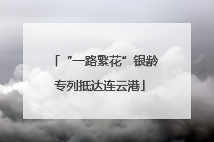 “一路繁花”银龄专列抵达连云港