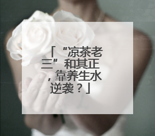 “凉茶老三”和其正，靠养生水逆袭？