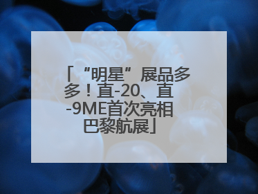 “明星”展品多多！直-20、直-9ME首次亮相巴黎航展