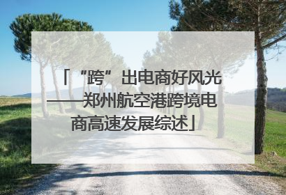 “跨”出电商好风光——郑州航空港跨境电商高速发展综述