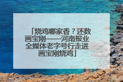 烧鸡哪家香？还数画宝刚——河南报业全媒体老字号行走进画宝刚烧鸡