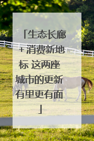 生态长廊＋消费新地标 这两座城市的更新有里更有面