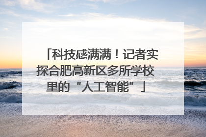 科技感满满！记者实探合肥高新区多所学校里的“人工智能”