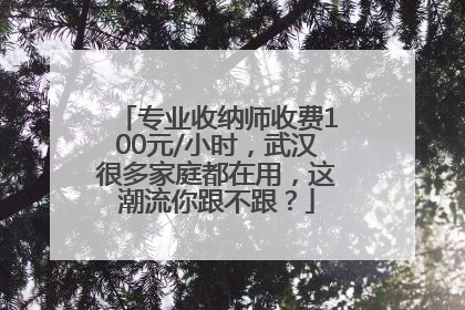 专业收纳师收费100元/小时，武汉很多家庭都在用，这潮流你跟不跟？