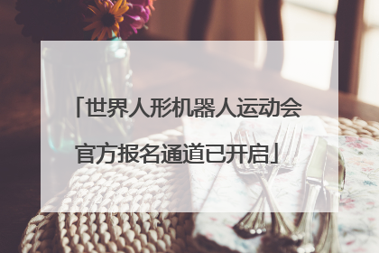 世界人形机器人运动会官方报名通道已开启