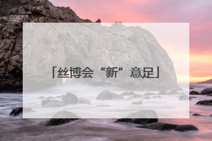 丝博会“新”意足