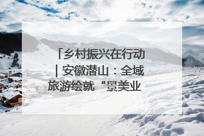 乡村振兴在行动｜安徽潜山：全域旅游绘就“景美业兴民富”新画卷