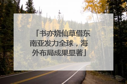 书亦烧仙草借东南亚发力全球，海外布局成果显著