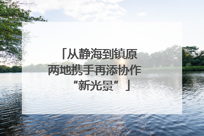 从静海到镇原 两地携手再添协作“新光景”