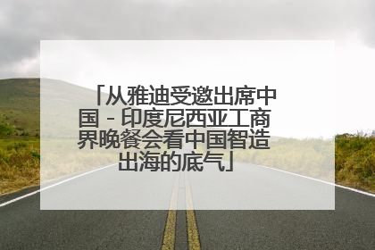 从雅迪受邀出席中国－印度尼西亚工商界晚餐会看中国智造出海的底气