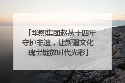 华熙集团赵燕十四年守护非遗，让新疆文化瑰宝绽放时代光彩