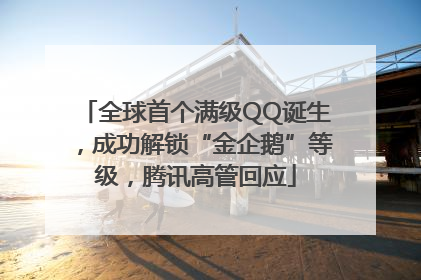 全球首个满级QQ诞生，成功解锁“金企鹅”等级，腾讯高管回应
