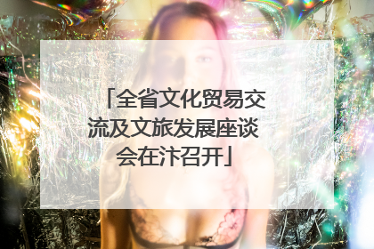全省文化贸易交流及文旅发展座谈会在汴召开
