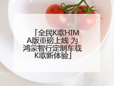 全民K歌HIMA版重磅上线 为鸿蒙智行定制车载K歌新体验