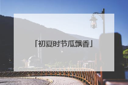 初夏时节瓜飘香
