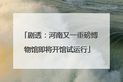 剧透：河南又一重磅博物馆即将开馆试运行