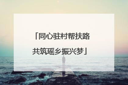 同心驻村帮扶路 共筑瑶乡振兴梦
