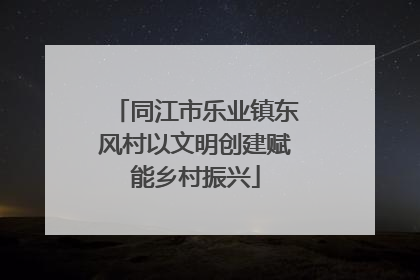 同江市乐业镇东风村以文明创建赋能乡村振兴