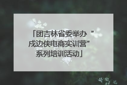 团吉林省委举办“戍边侠电商实训营”系列培训活动