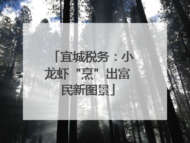 宜城税务：小龙虾“烹”出富民新图景