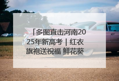 多图直击河南2025年新高考｜红衣旗袍送祝福 鲜花葵花助梦圆——尉氏县高考暖心送考