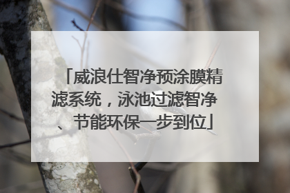 威浪仕智净预涂膜精滤系统，泳池过滤智净、节能环保一步到位