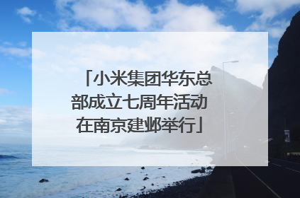 小米集团华东总部成立七周年活动在南京建邺举行