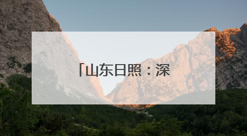 山东日照：深入推进港产城高质量融合发展