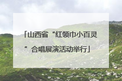 山西省“红领巾小百灵”合唱展演活动举行