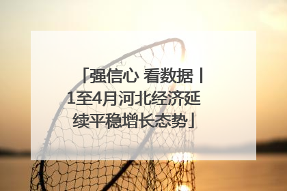 强信心 看数据丨1至4月河北经济延续平稳增长态势