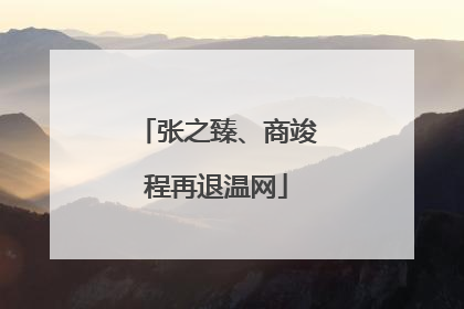 张之臻、商竣程再退温网