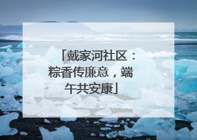 戴家河社区：粽香传廉意，端午共安康