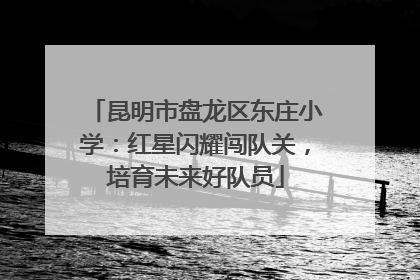 昆明市盘龙区东庄小学：红星闪耀闯队关，培育未来好队员