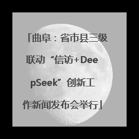 曲阜：省市县三级联动“信访+DeepSeek”创新工作新闻发布会举行