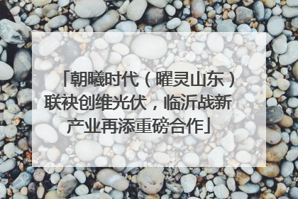 朝曦时代（曜灵山东）联袂创维光伏，临沂战新产业再添重磅合作