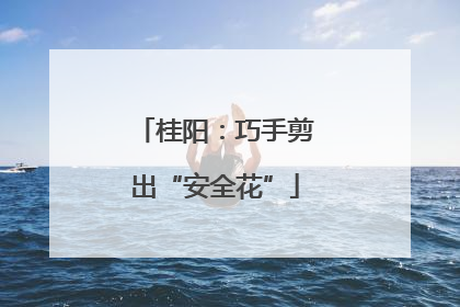 桂阳：巧手剪出“安全花”