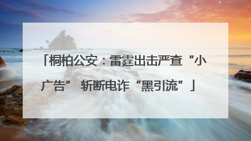 桐柏公安：雷霆出击严查“小广告” 斩断电诈“黑引流”