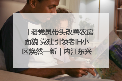 老党员带头改善农房面貌 党建引领老旧小区焕然一新｜内江东兴“红”在哪？④