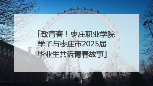 致青春！枣庄职业学院学子与枣庄市2025届毕业生共诉青春故事