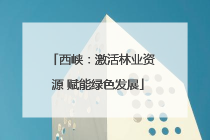 西峡：激活林业资源 赋能绿色发展