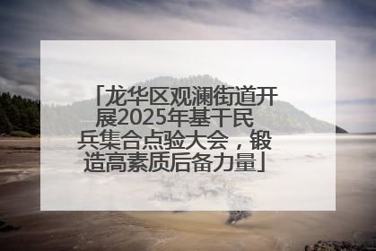 龙华区观澜街道开展2025年基干民兵集合点验大会，锻造高素质后备力量