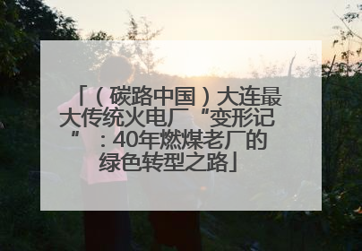 （碳路中国）大连最大传统火电厂“变形记”：40年燃煤老厂的绿色转型之路