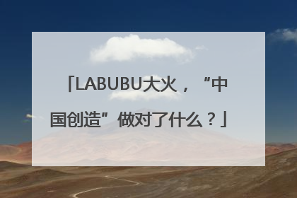 LABUBU大火，“中国创造”做对了什么？